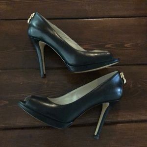Michael Kors peep toe heels